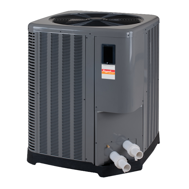 Raypak R Ti E Btu Heat Pump Digital Titanium