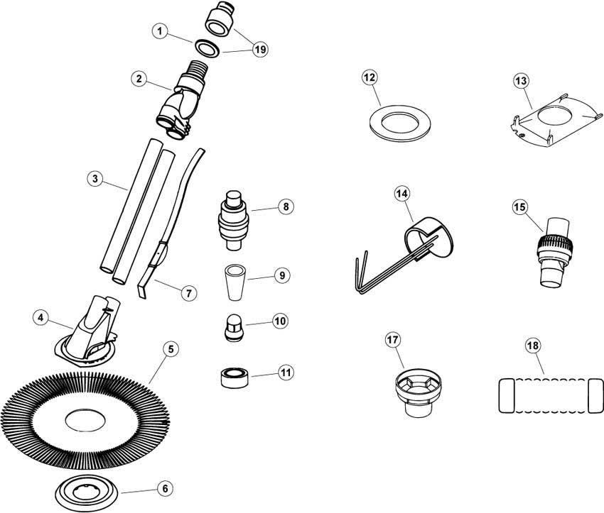 ez vac pool cleaner parts