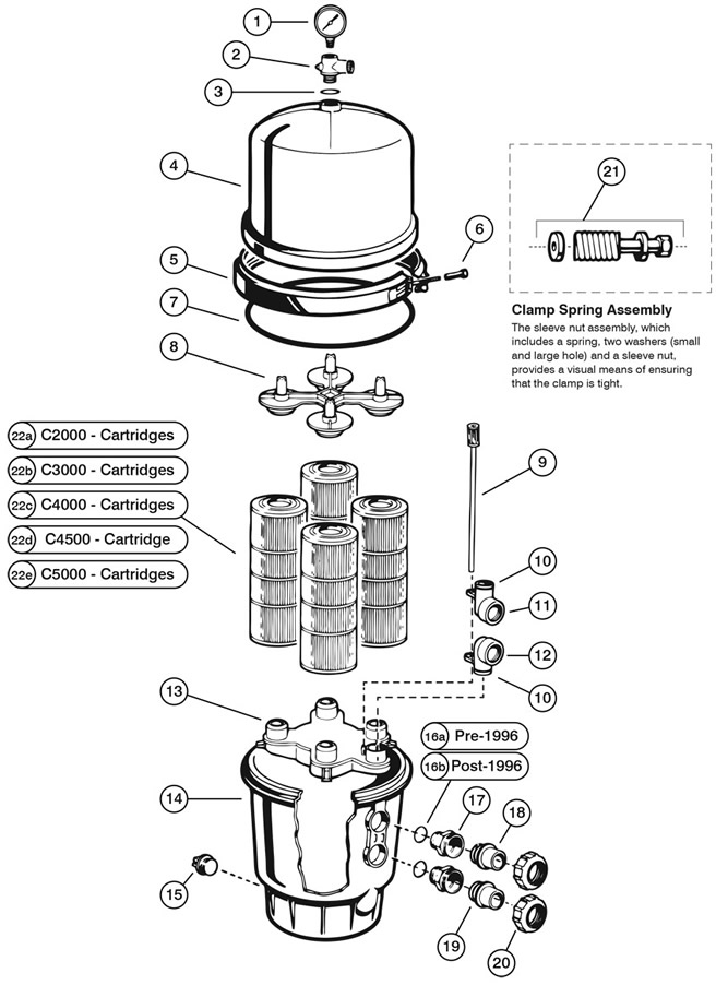 Hayward Super Star Clear Replacement Parts