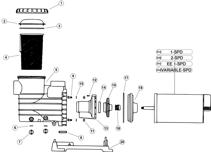 Jacuzzi Bros. Cygnet Replacement Parts