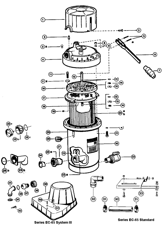 Hayward Perflex EC65A/EC75A Replacement Parts