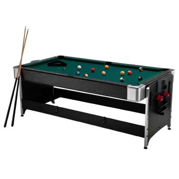  Fat  Cat  Pockey 7 Black 2 in 1 Air  Hockey  and Billiards 