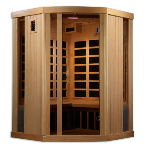 PureTech Near Zero EMF Far Infrared Sauna 3 Person 11 Carbon , GDI-6365-01