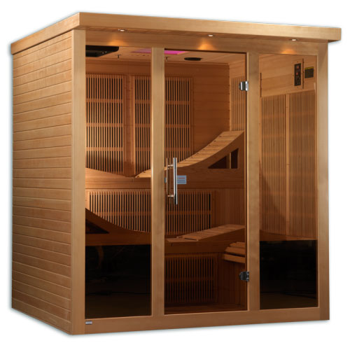 PureTech Near Zero EMF Far Infrared Sauna 6 Person 15 Carbon , GDI699601