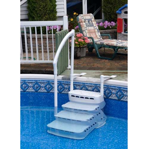 above ground pool step light