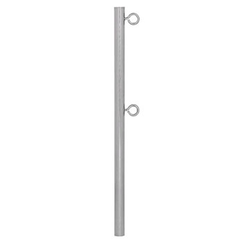 Line and Crowd Control Stanchions - 3' Two Eyebolt, ST-101