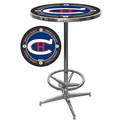 Nhl Vintage Montreal Canadiens Pub Table, Nhl2000-mcv